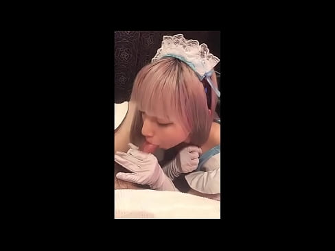 ❤️ Japanese Idol [mayuka], French maid costume, part 1, blowjob and jerk off with lotion ❤️ Anal porn sa amin ﹏